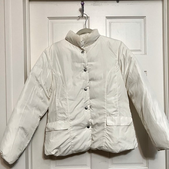 Super unique and beautiful Italian reversible down jacket - Picture 9 of 14